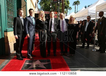 LOS ANGELES - DEC 8:  Rob Lowe, family at the Rob Lowe Star on the Hollywood Walk of Fame at the Hollywood Blvd on December 8, 2015 in Los Angeles, CA