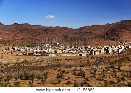 Moroccan village in Atlas Mountains, Africa