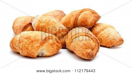 Fresh Puff Pastries Isolated