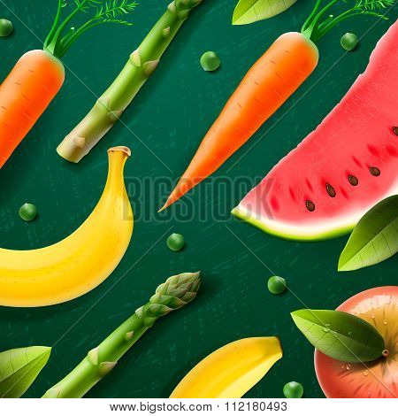 Natural fruit and vegetabels products
