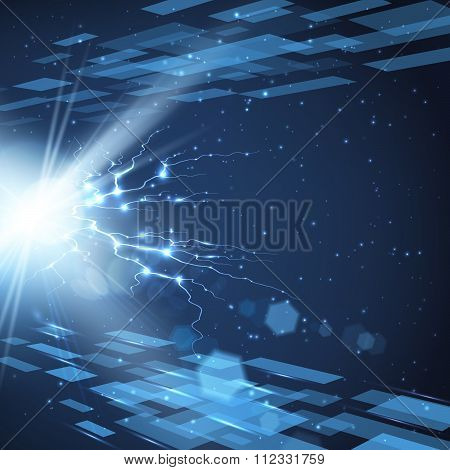 Technology digital background