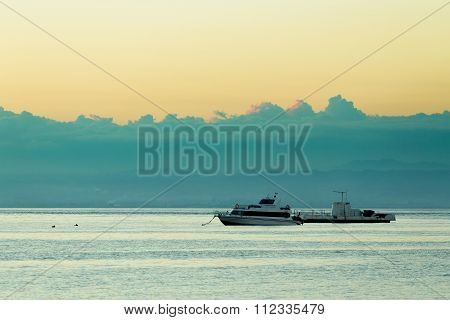 Nusa Penida, Bali Beach With Dramatic Sky