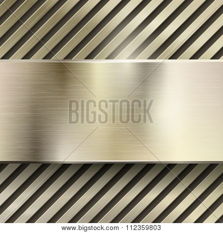 Abstract metal vector background