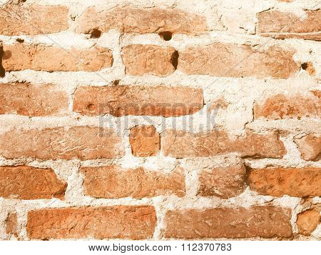Retro Looking Brick Wall