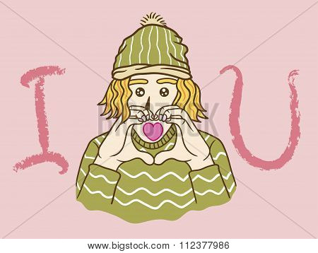 I Love You Greeting Card