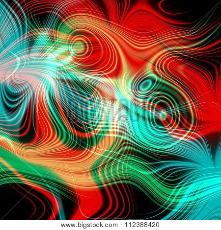 Abstract plasma discharge as a background. Psychedelic color image