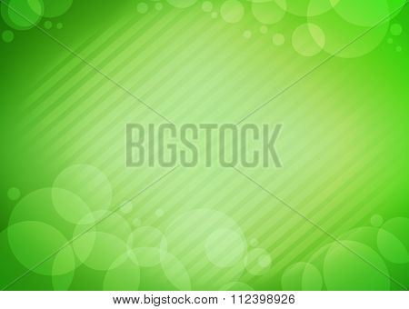 Green bubble Background
