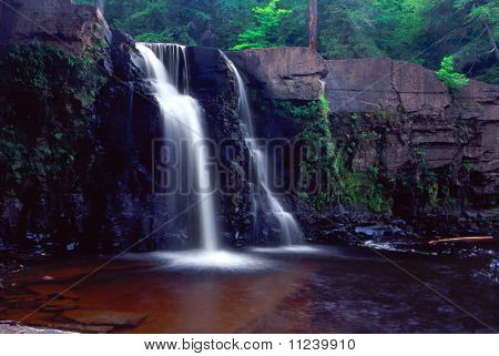 Manabezho Falls - Michigan