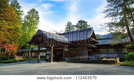 NIKKO JAPAN - NOVEMBER 16 2015: Tamozawa Imperial Villa first built in Tokyo in 1632. It was deconstructed and moved to the present location in Nikko in 1898
