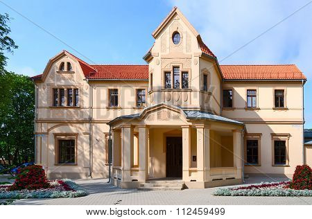 Palanga Kurhaus In Popular Resort Town Of Palanga, Lithuania