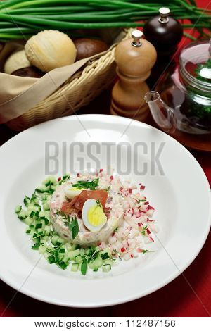 Russian National Dish Of Hash, Restaurant Supply