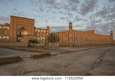 Evening Light On The Streets Of Khiva