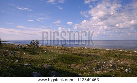 Natural Terrace Above The Sea