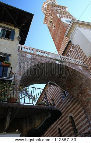 Lamberty Tower in Verona, Italy