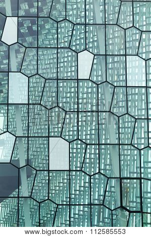 Reykjavik, Iceland, May 2014: An Exterior View Of The Harpa Concert Hall And Conference Centre