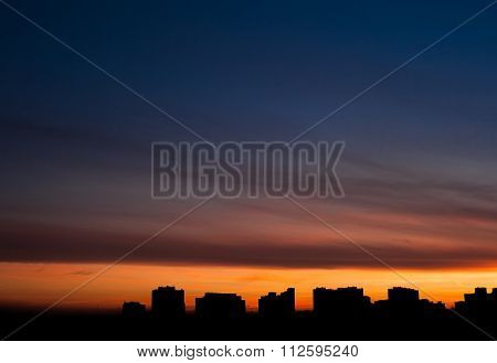 Dramatic Evening Sunset