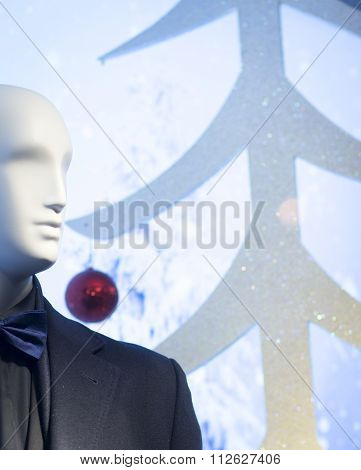 Shop Dummy In Evening Suit And Bow Tie