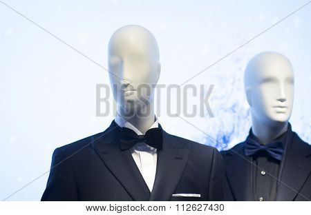 Shop Dummy In Evening Suit And Bow Tie