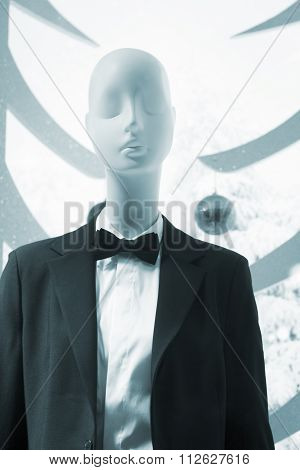 Shop Dummy In Evening Suit And Bow Tie
