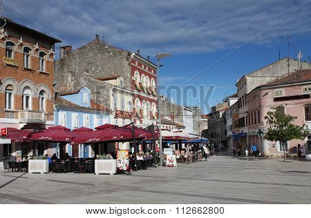 Tourist Center Of City Porec In Croatia