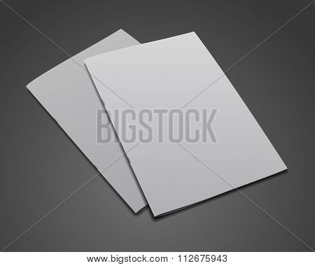 Vector mockup magazine
