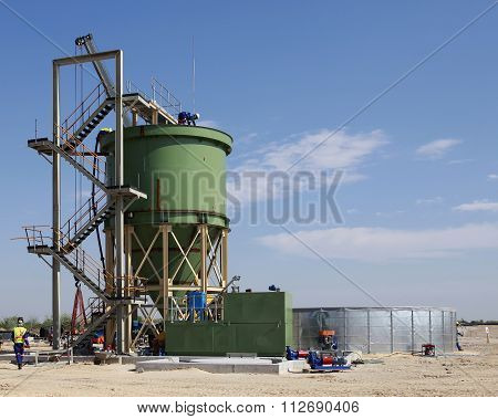 Industrial Diamond Mining Plant Under Construction