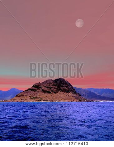 Moonrise Oahu Hawaii