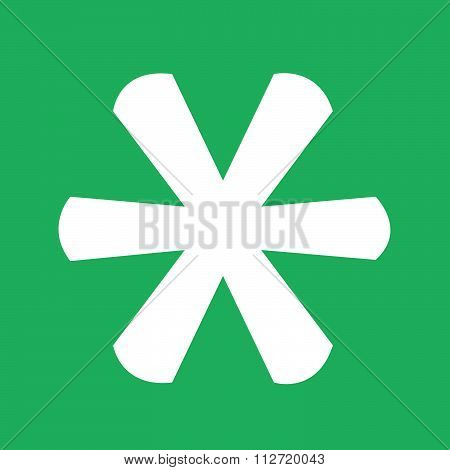 Asterisk Footnote Sign Icon