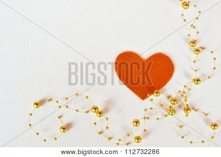 Felt heart