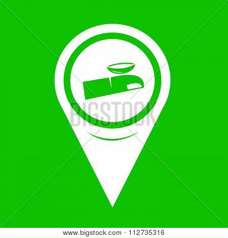 Map Pin Pointer Contact Lens Icon