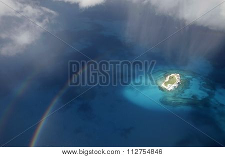 South America Venezuela Los Roques Air View
