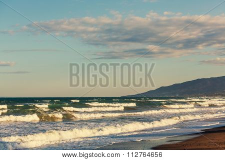 Beautiful sea shore in Cyprus