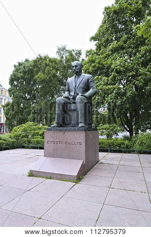 Monument Kyuesti Kallio In Helsinki