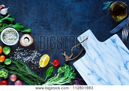 Colorful Spices And Vegetables