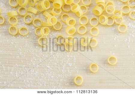 Anellini Pasta Rings On The Table