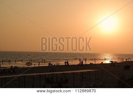 Sunset at the beach