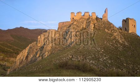 Castle Ruins in the Mountains
