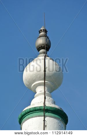 Architectural detail of the India Muslim Mosque in Ipoh, Malaysia