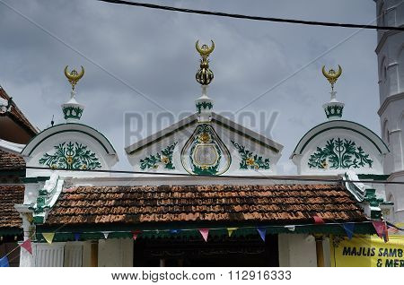 Tranquerah Mosque or Masjid Tengkera in Malacca, Malaysia