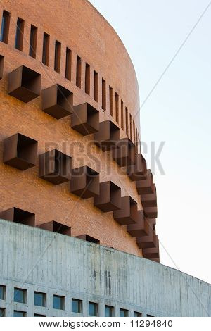 Round building detail