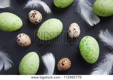 Easter Eggs Background