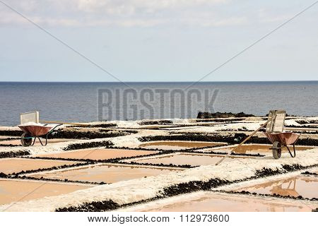 Salt Flats in the Canry islands