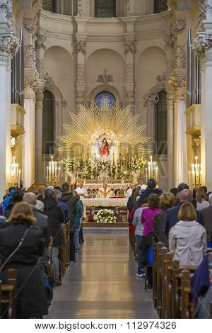 Lecce Cathedral In Italy