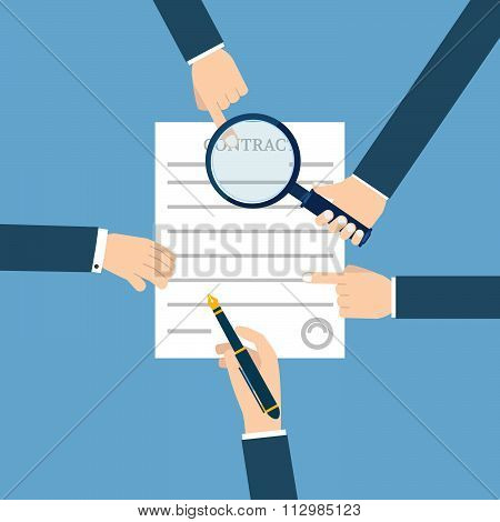 Preparation Business Contract.