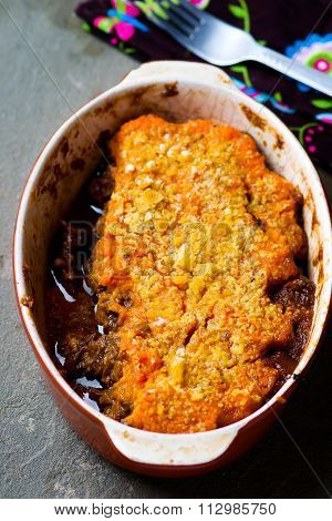 Parmentier,traditional French Dish.