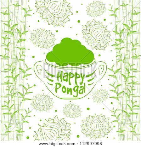 Indian Harvesting Festival, Happy Pongal.