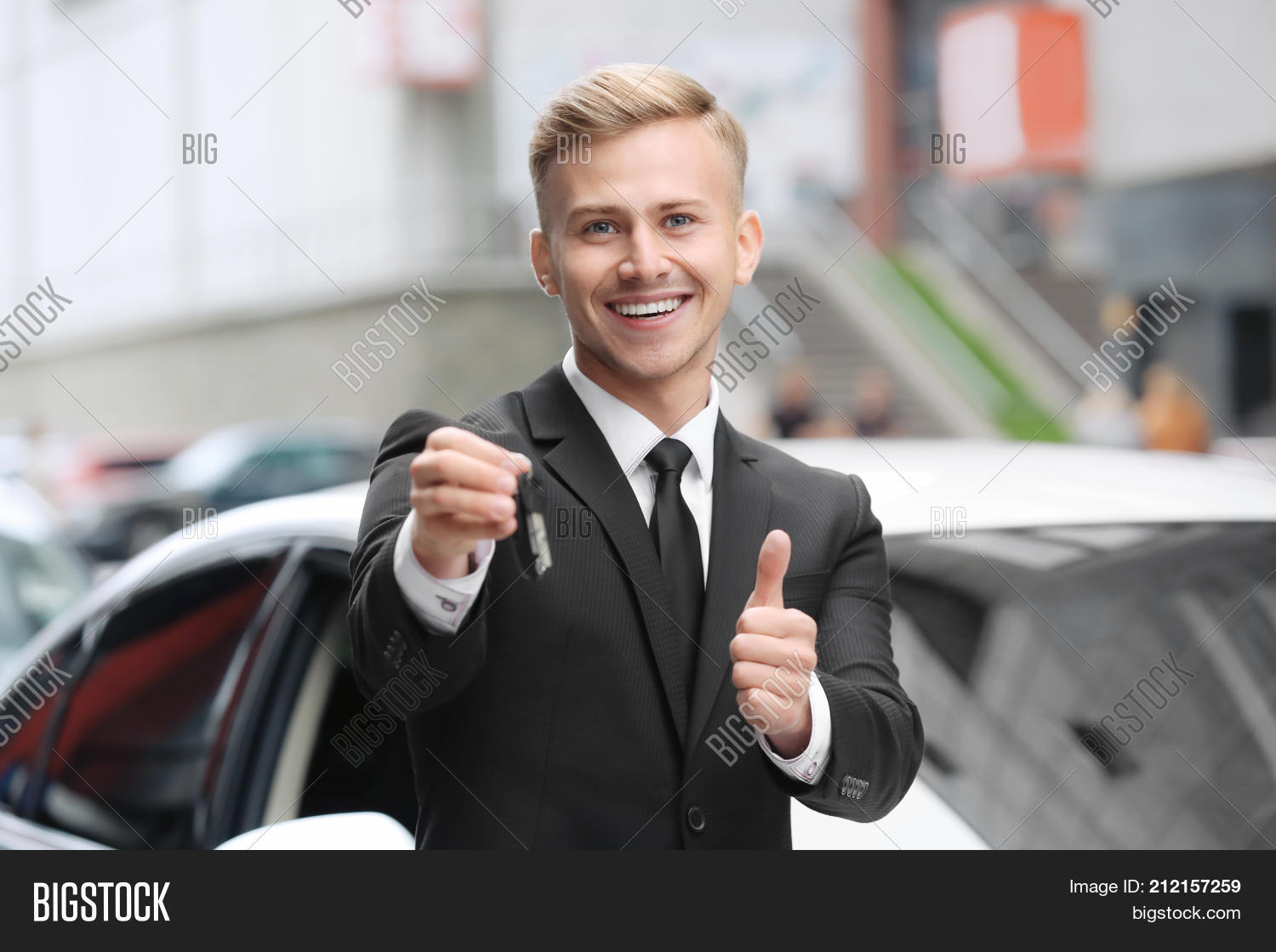 Young Car Salesman Image & Photo (Free Trial) Bigstock