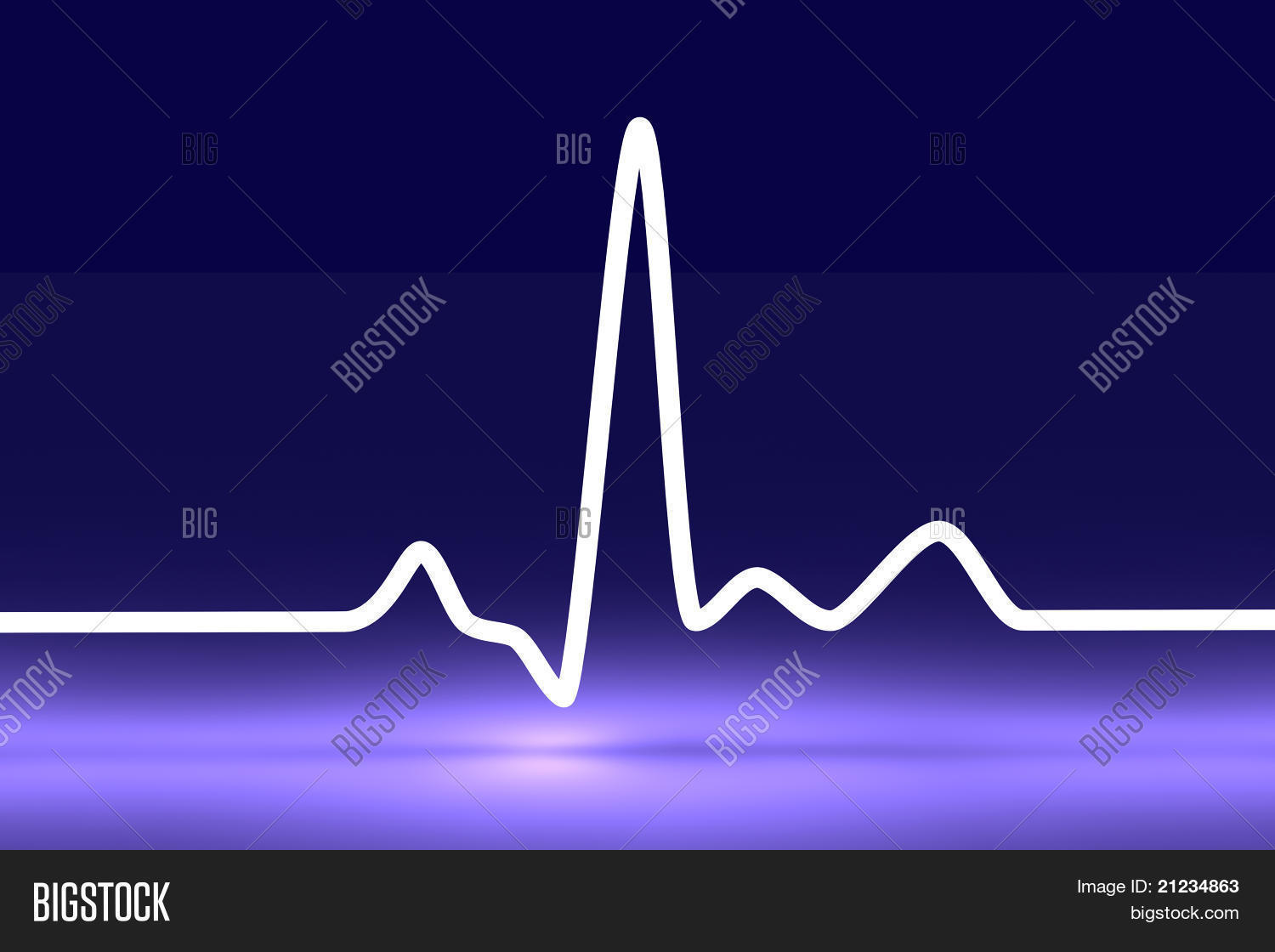 EKG Line Image & Photo (Free Trial) | Bigstock