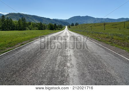 View Of Chuysky Trakt Or Chuya Highway. Altai Republic, Russia