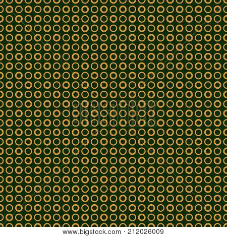 Seamless Surface Pattern With Geometric Ornament. Polka Dot Texture. Repeated Circles Motif. Bubble